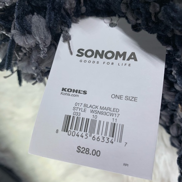 Sonoma Winter Beanie w/ Pom in Dark Neutrals - Picture 4 of 5